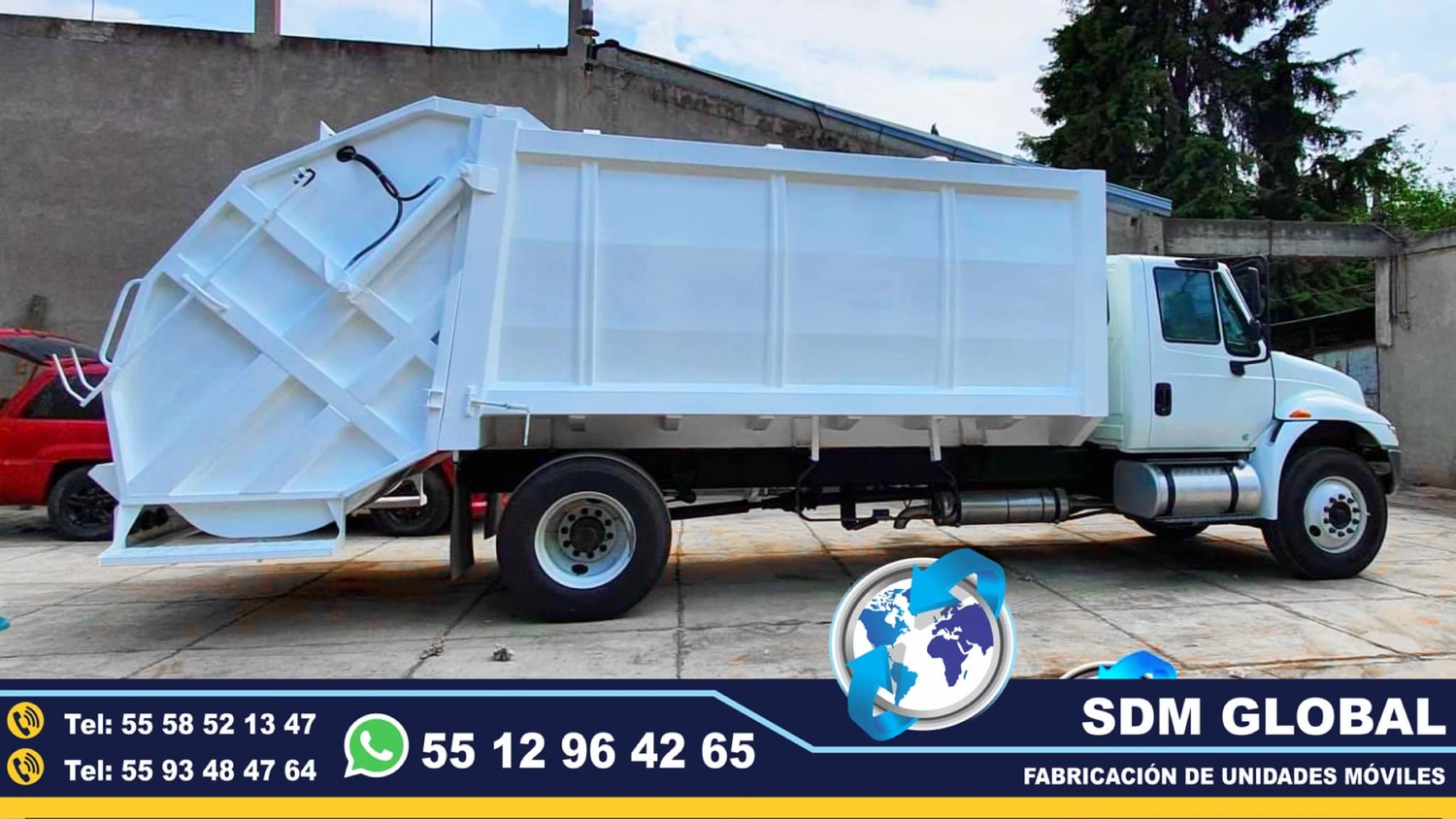 Fabrica de Recolectores de basura carga trasera, lateral <br>