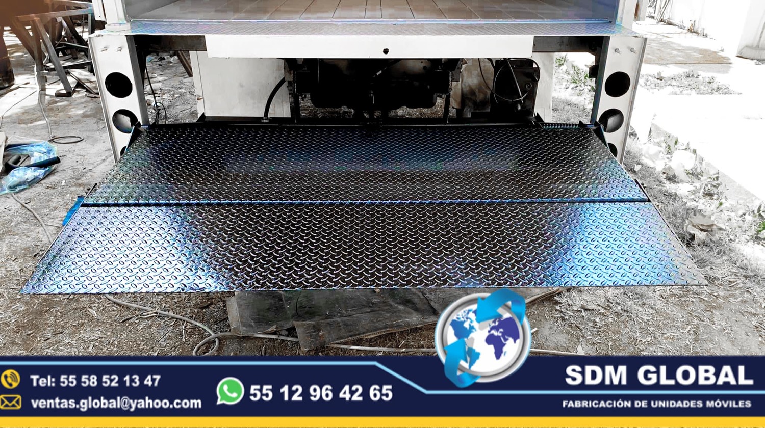 Fabricantes de Rampas Hidraulicas para camioneta y camion de carga<br>