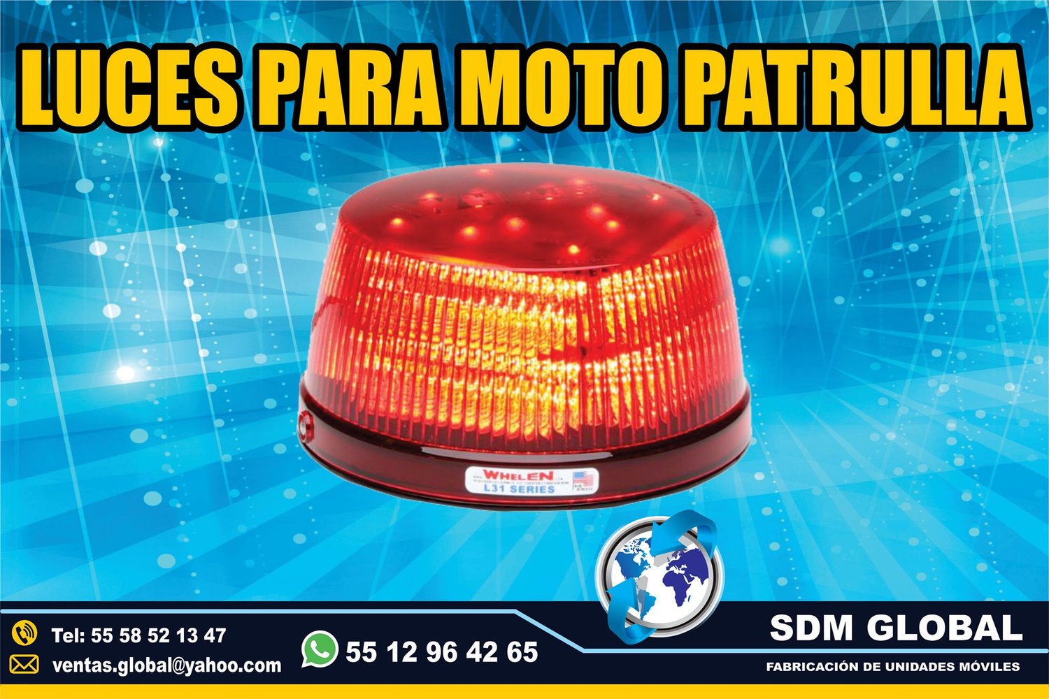 Venta de Barra de luces leds, para unidades Ambulancias de Traslado  <br>