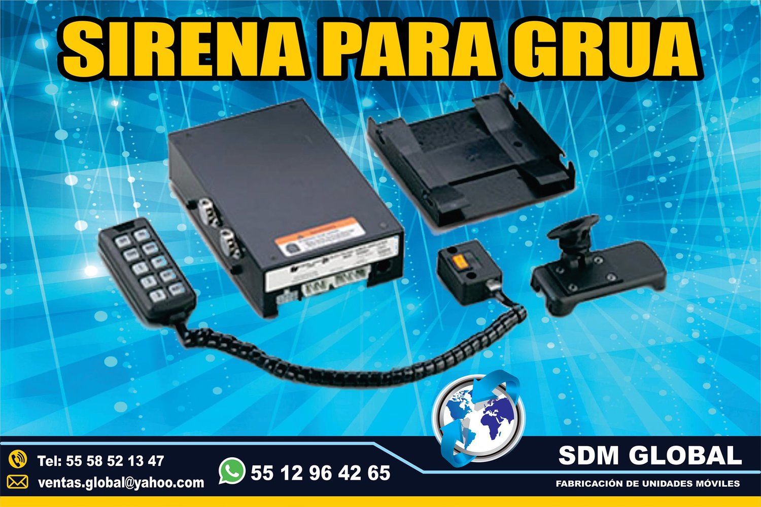 Venta de Sirena para Gruas de Plataforma Arrastre Salvamento MARCA Federal Signal    <br>