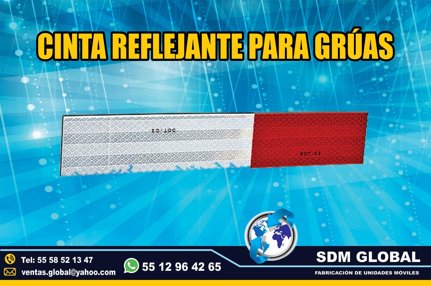 Venta de Cintas reflejantes para Recolector Compactador de Baura   <br>