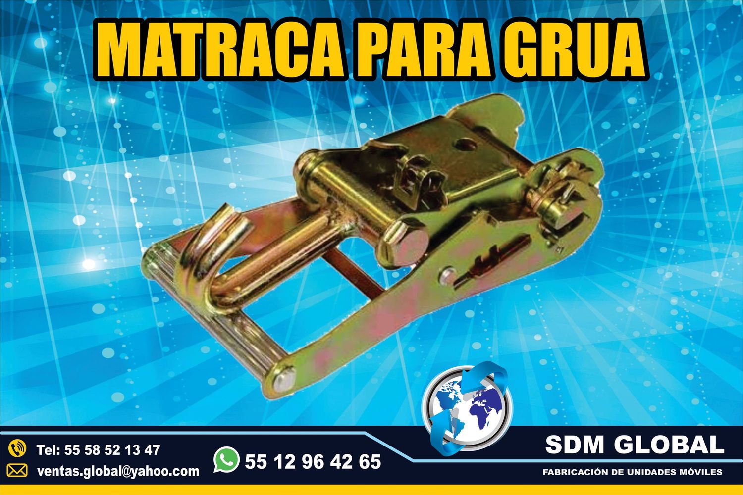 Venta de Bandas Matracas para rieles logisticos y amarres  <br>