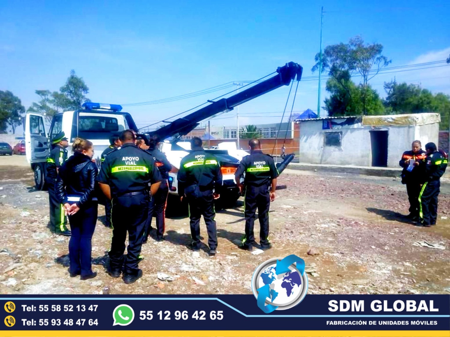 Fabricacion de Gruas de plataformas arrastre salvamento tipo A, B y C  <br>