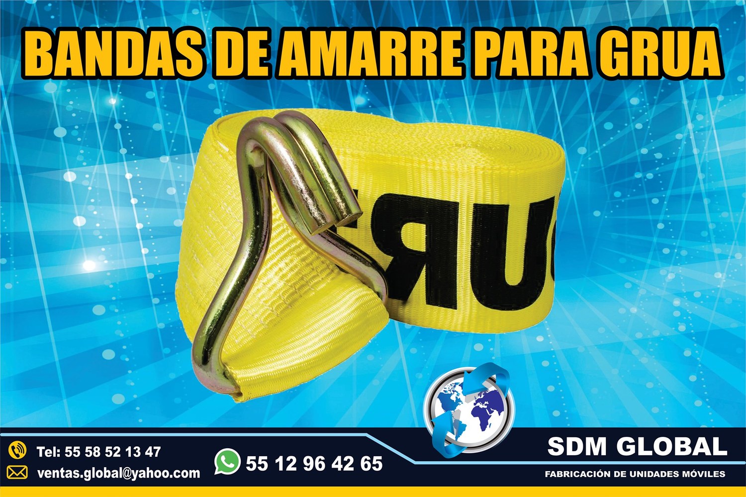 Venta de Bandas Matracas para rieles logisticos y amarres<br>