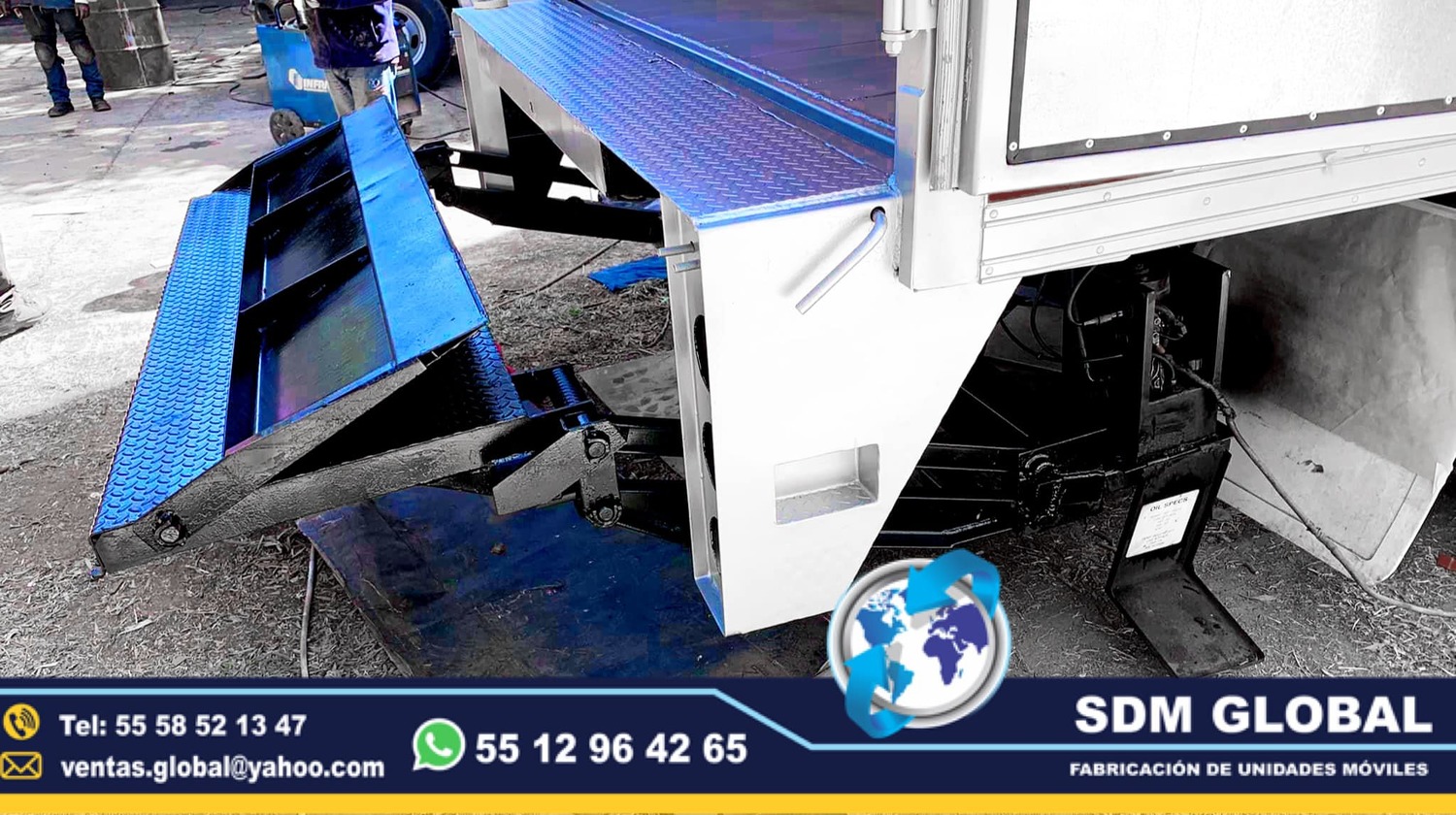 Fabricacion de Rampas Hidraulicas para camioneta y camion de carga<br>