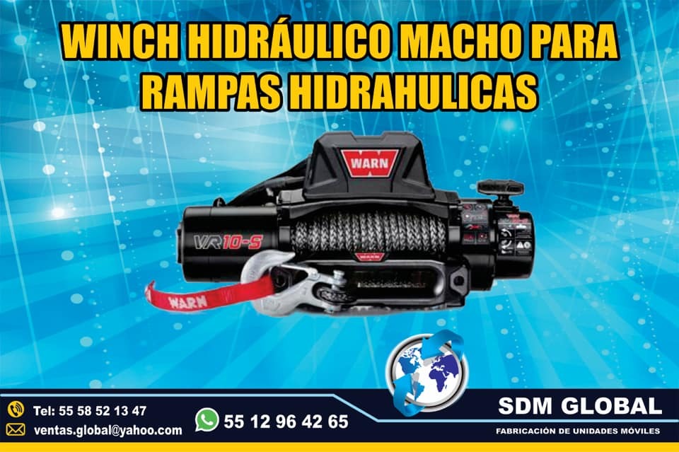 Venta de Winch electrico para Rampas Hidraulicas de carga  <br>